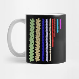 abstract stripes pattern Mug